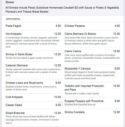 Cornell's Restaurant - Schenectady, NY menu_pic