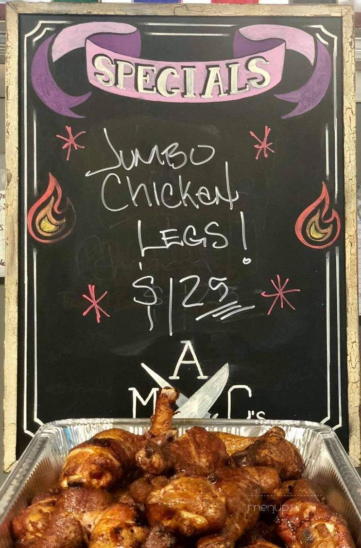 Mac's Barbeque - Skiatook, OK menu_pic