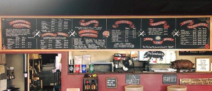 Mac's Barbeque - Skiatook, OK menu_pic