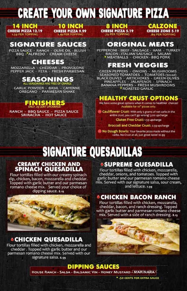 Brick Oven Pizza Company - Mountain Home, AR menu_pic