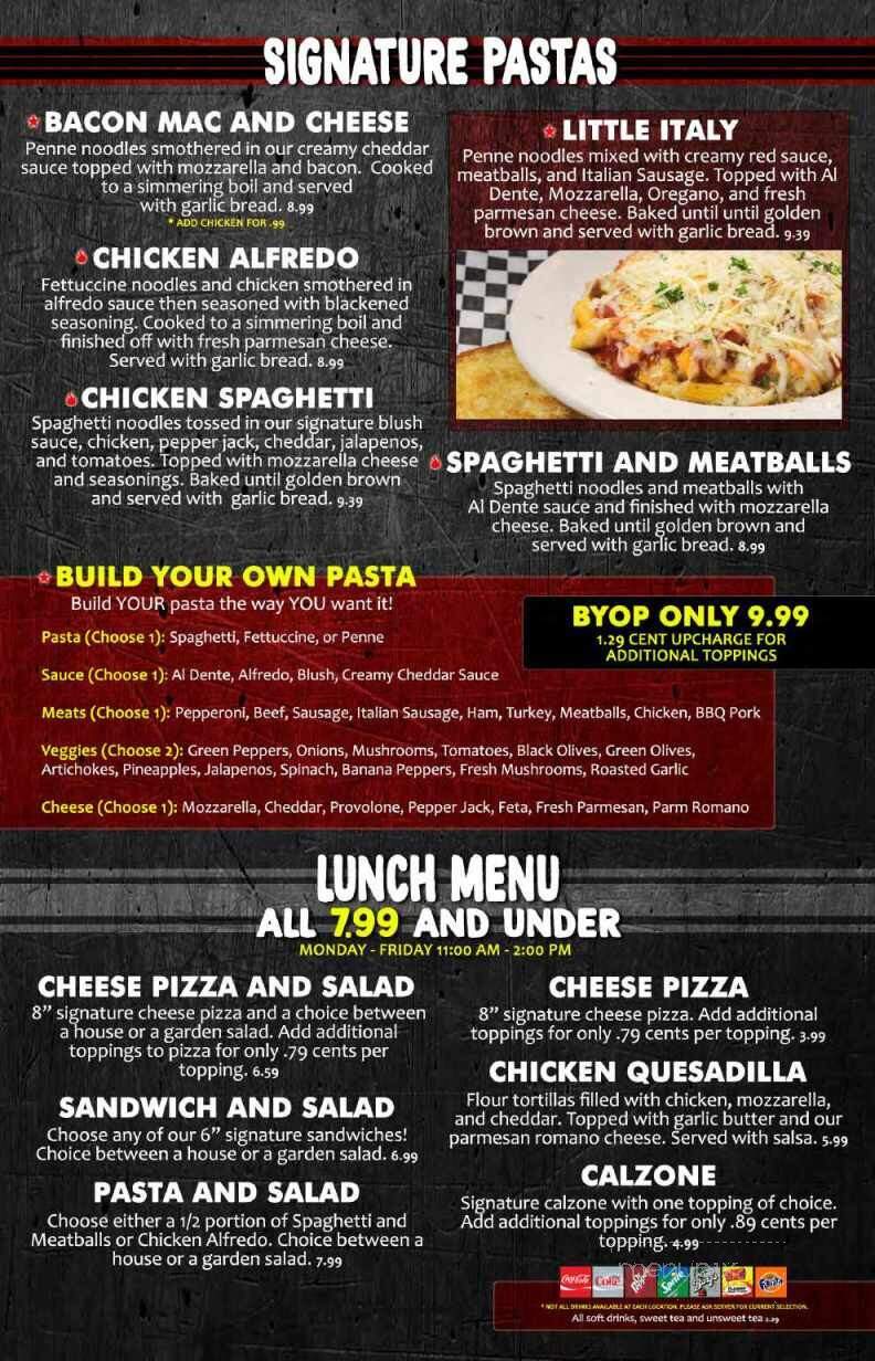 Brick Oven Pizza Company - Mountain Home, AR menu_pic