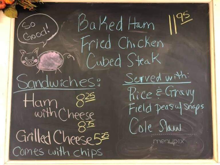 Lea's Lunch Room - Lecompte, LA menu_pic