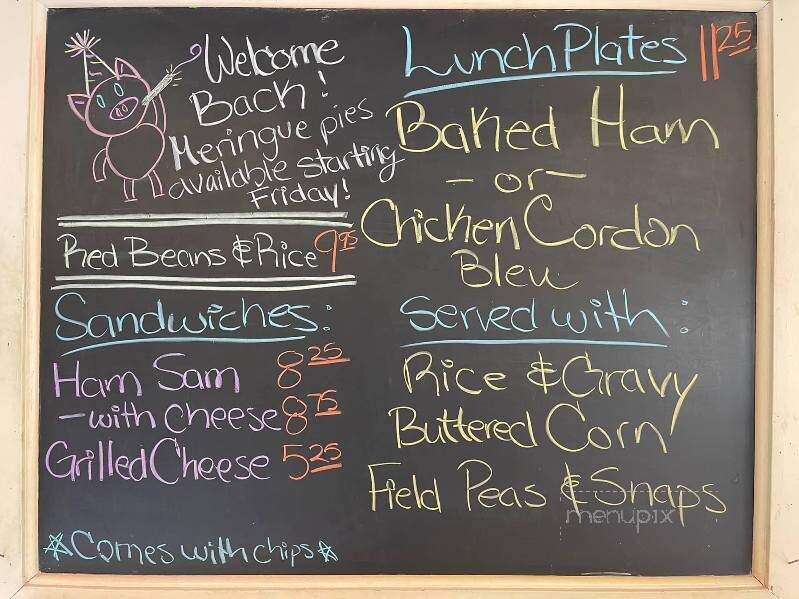 Lea's Lunch Room - Lecompte, LA menu_pic