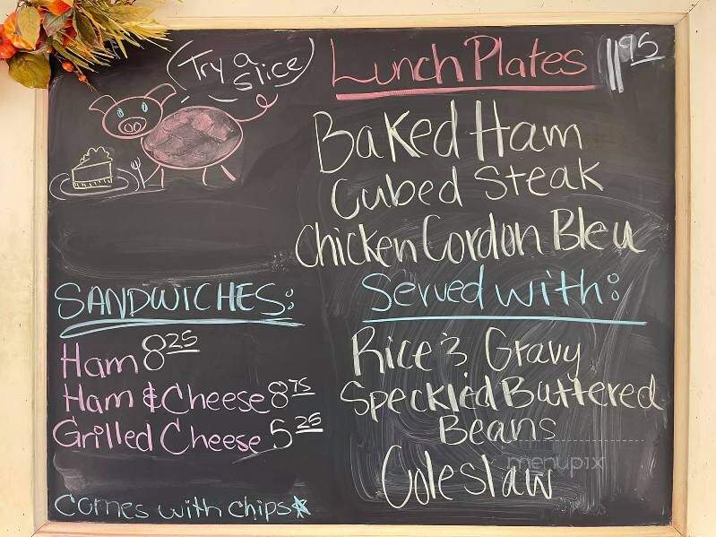 Lea's Lunch Room - Lecompte, LA menu_pic