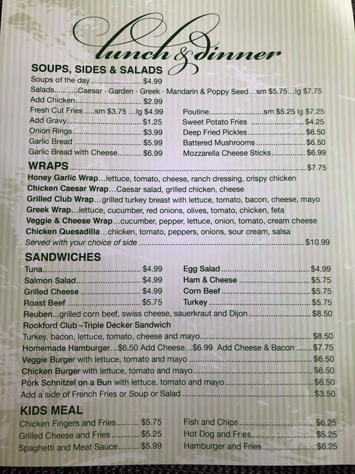 Rockford - Owen Sound, ON menu_pic