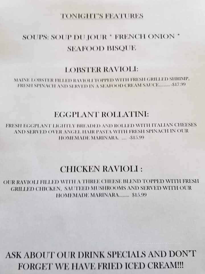 Russo's Bar & Grill - Amsterdam, NY menu_pic