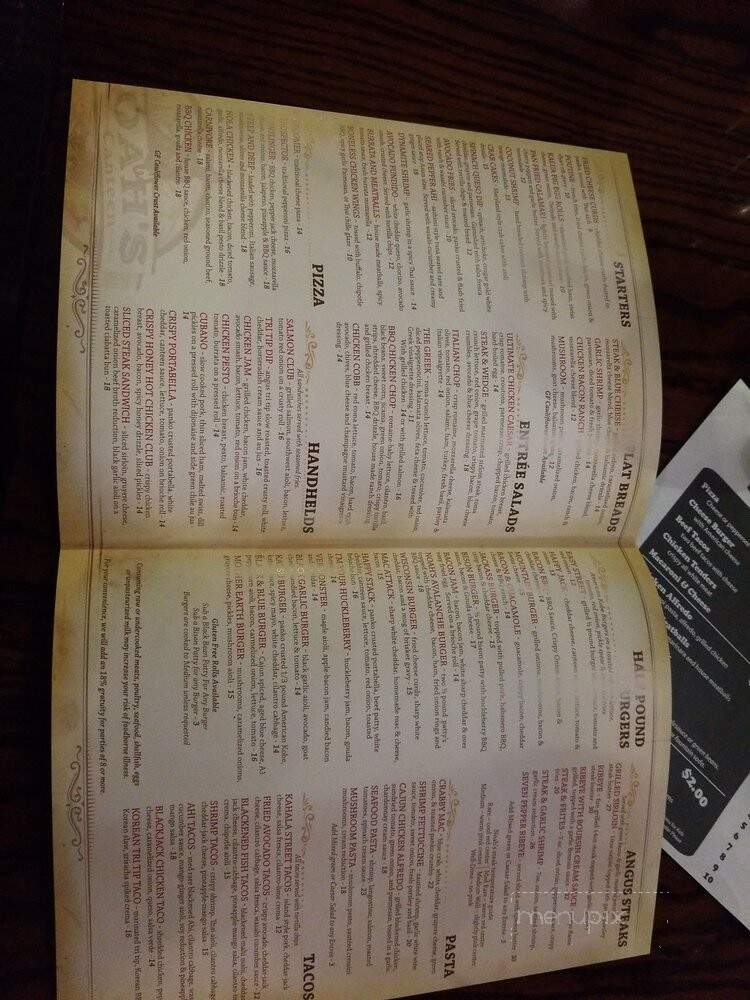 Noah's Canteen - Kellogg, ID menu_pic