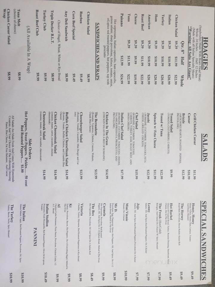 Mrs Brizzle's Buns - Sea Isle City, NJ menu_pic