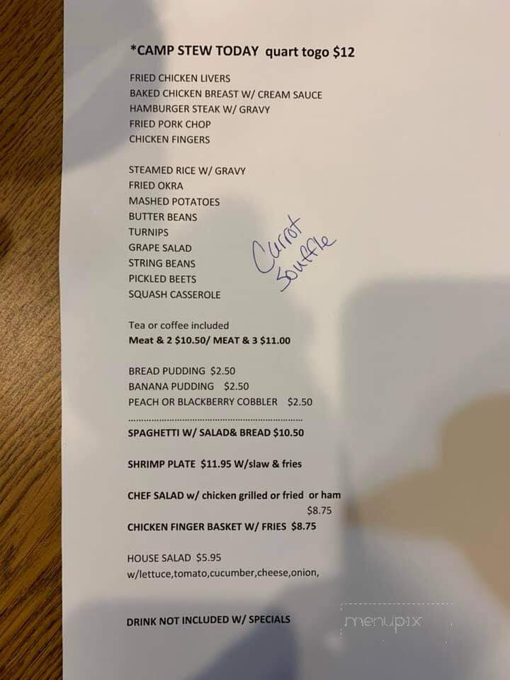 Sisters Restaurant - Troy, AL menu_pic