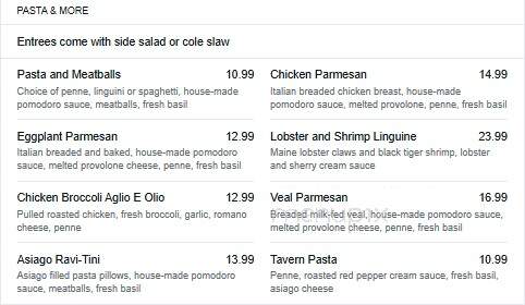 Stonebridge Grille - Boardman, OH menu_pic