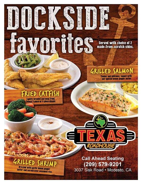Texas Roadhouse - Modesto, CA menu_pic