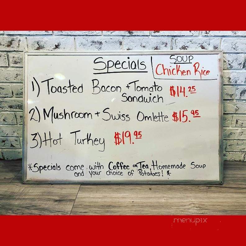 Nifty Nook Restaurant - Orangeville, ON menu_pic