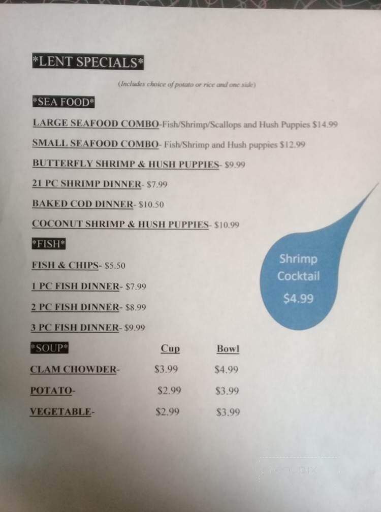 Doug's Classic 57 Drive In - Alliance, OH menu_pic