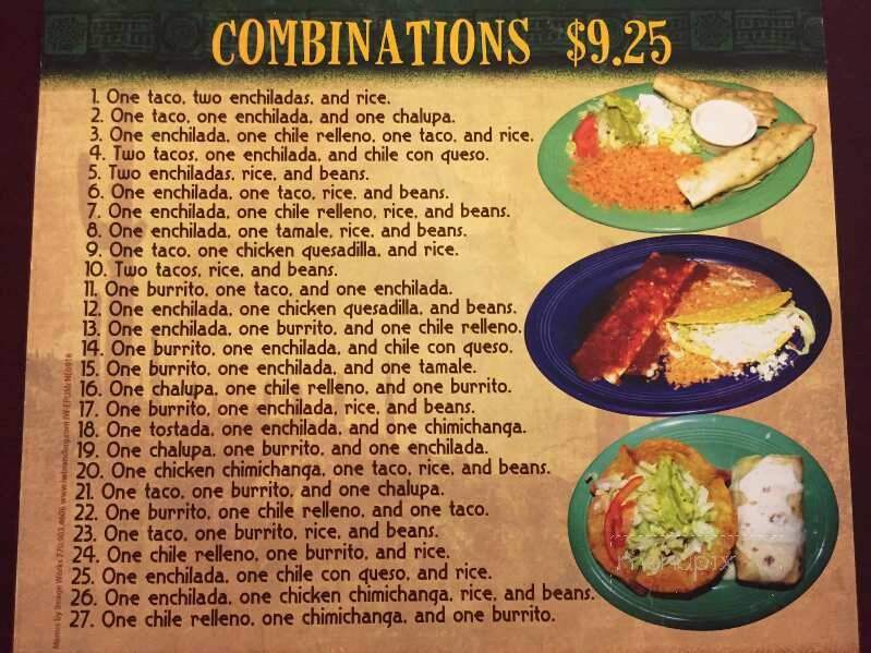 El Puerto - McCook, NE menu_pic