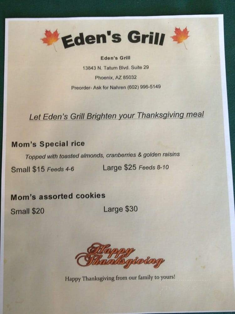 Eden's Grill - Phoenix, AZ