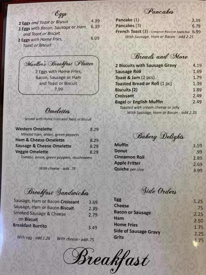 Mueller's Bakery & Cafe - Hot Springs, AR