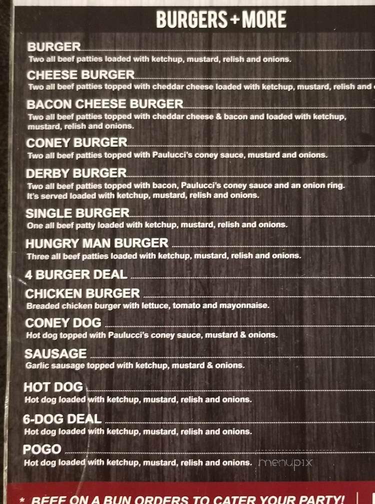 Wayland Bar & Grill - Thunder Bay, ON menu_pic