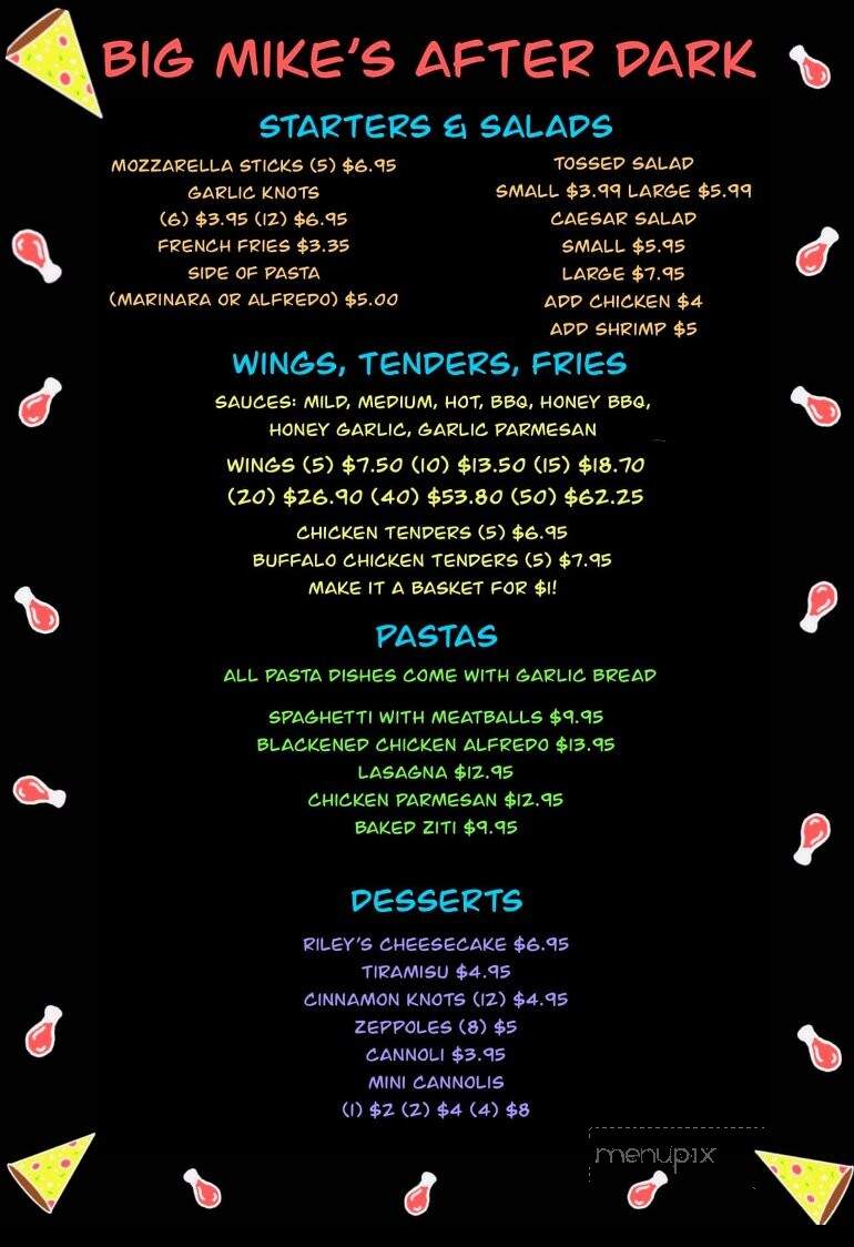 Big Mike's Pizza - Venice Gardens, FL menu_pic