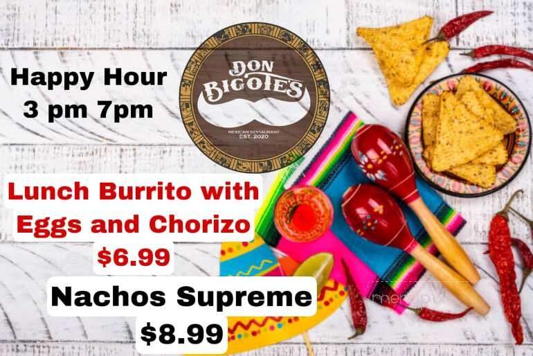 Don Bigote's Mexican Restaurant - Morrow, OH menu_pic
