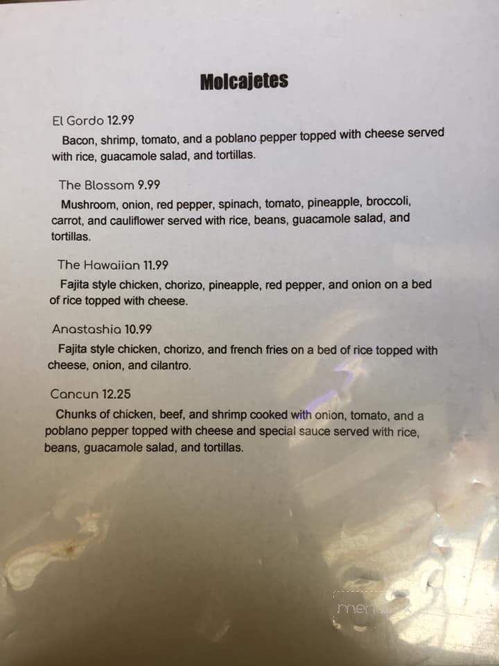 El Cabrito Mexican Restaurant - Vinita, OK menu_pic