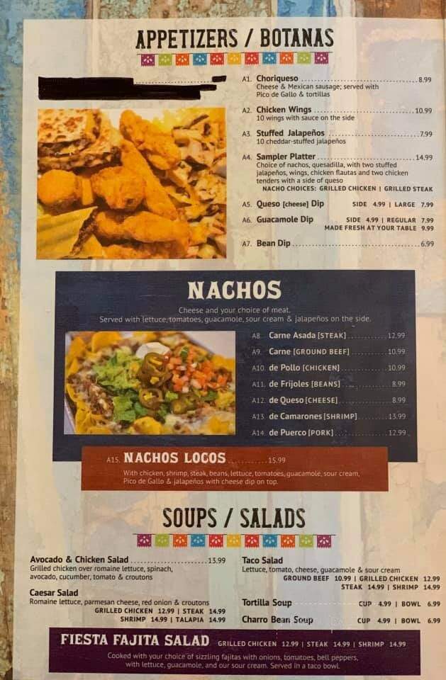 Pedros Tacos & Tequila Bar - Natchez, MS menu_pic