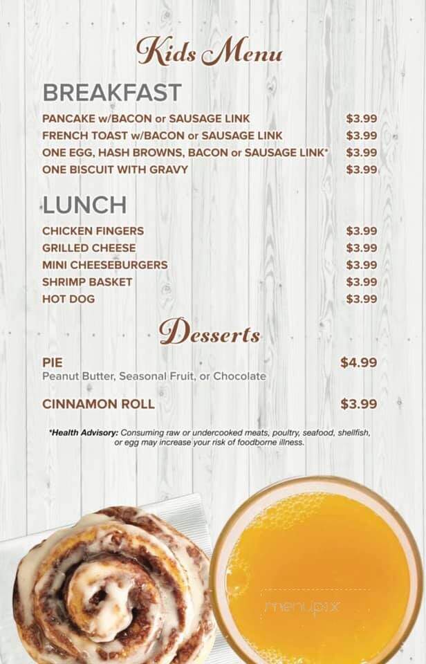 Lakeview Restaurant - Cambridge City, IN menu_pic