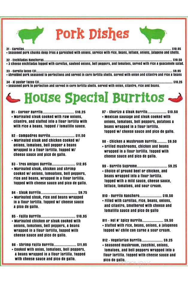 The Burritos Corner Mexican Grill - Dadeville, AL