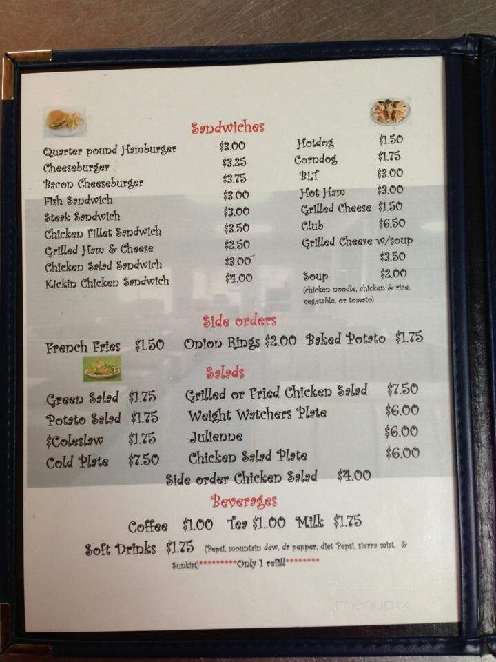 Chicken Shack Restaurant - Luverne, AL menu_pic