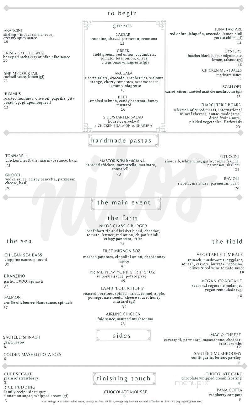 Nikos - Yardley, PA menu_pic