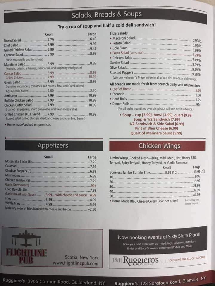 Ruggiero's Socha Plaza Deli - Scotia, NY menu_pic