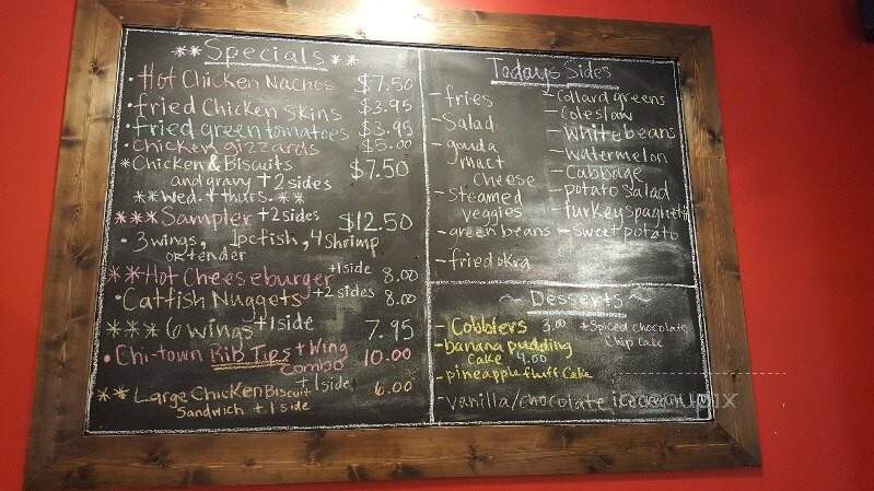 Slow Burn Hot Chicken - Hendersonville, TN menu_pic