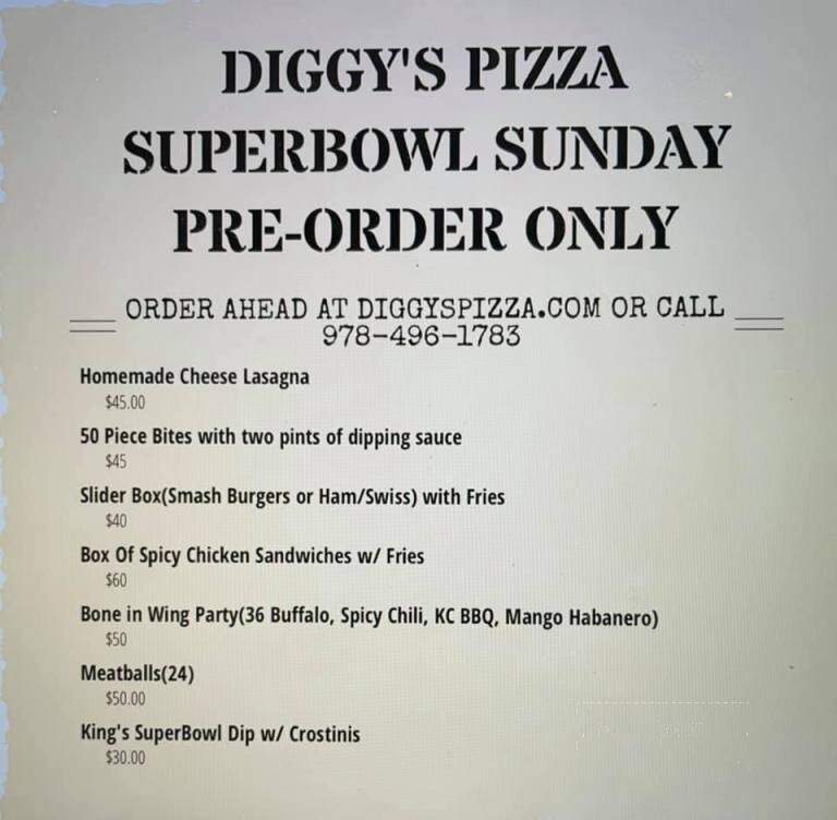 Diggy's Pizza - Westford, MA