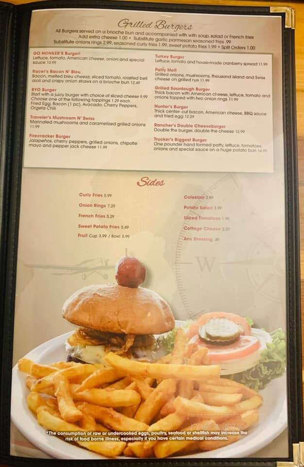 Nancy's Airport Cafe - Willows, CA menu_pic