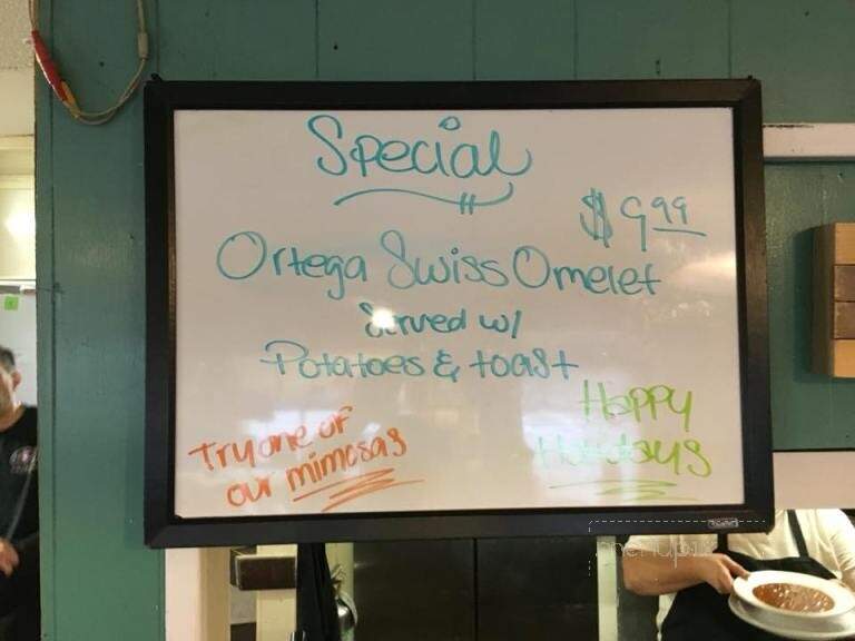 Nancy's Airport Cafe - Willows, CA menu_pic