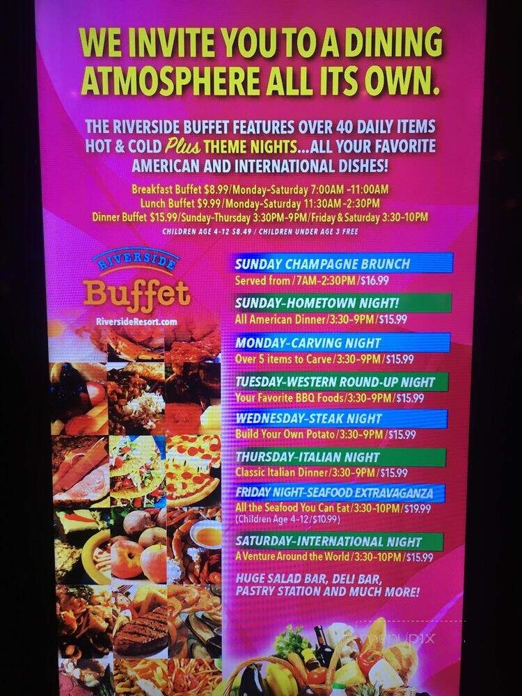 Riverside Buffet - Laughlin, NV menu_pic