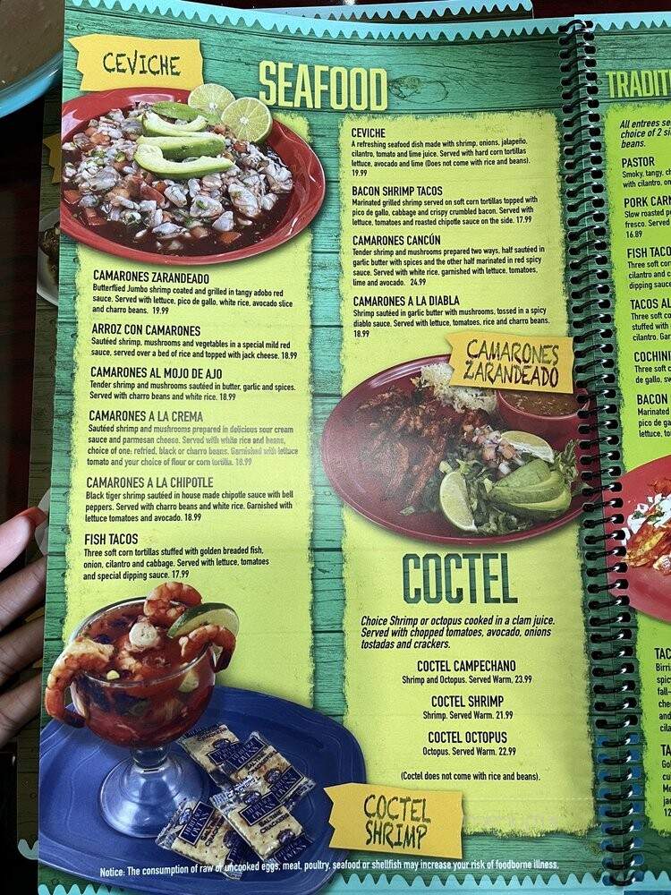Torito Mexican Restaurant - North Haven, CT menu_pic