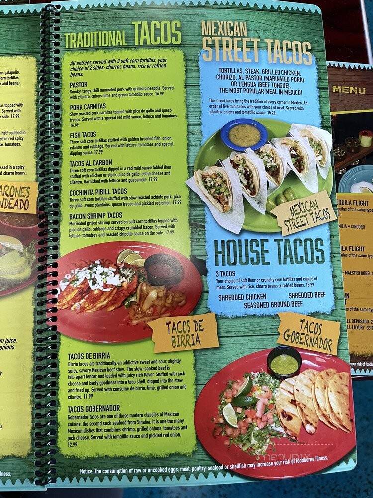 Torito Mexican Restaurant - North Haven, CT menu_pic