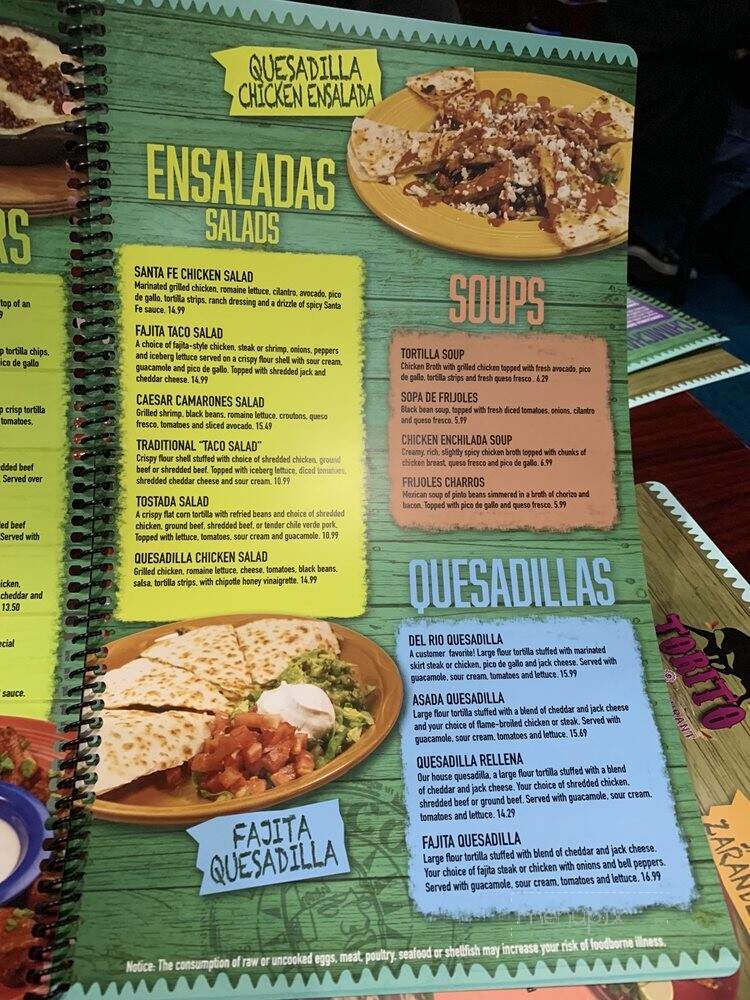 Torito Mexican Restaurant - North Haven, CT menu_pic