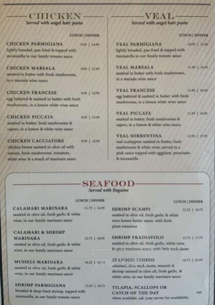 Angela's Pizza & Restaurant - Charlotte, NC menu_pic