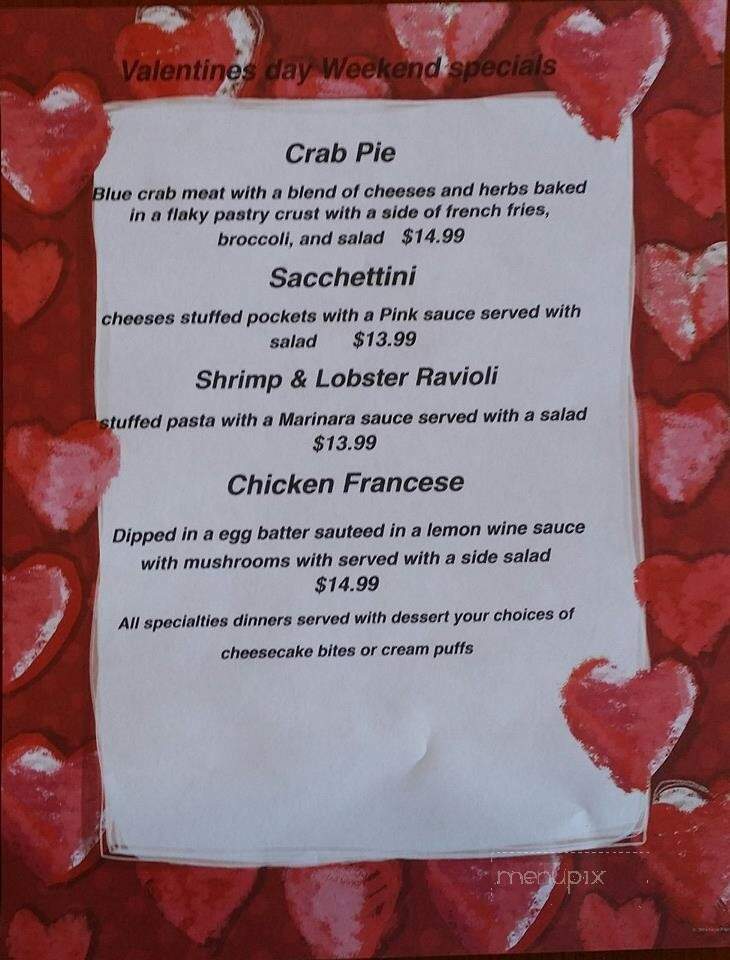 Angela's Italian Restaurant - Spotsylvania, VA menu_pic