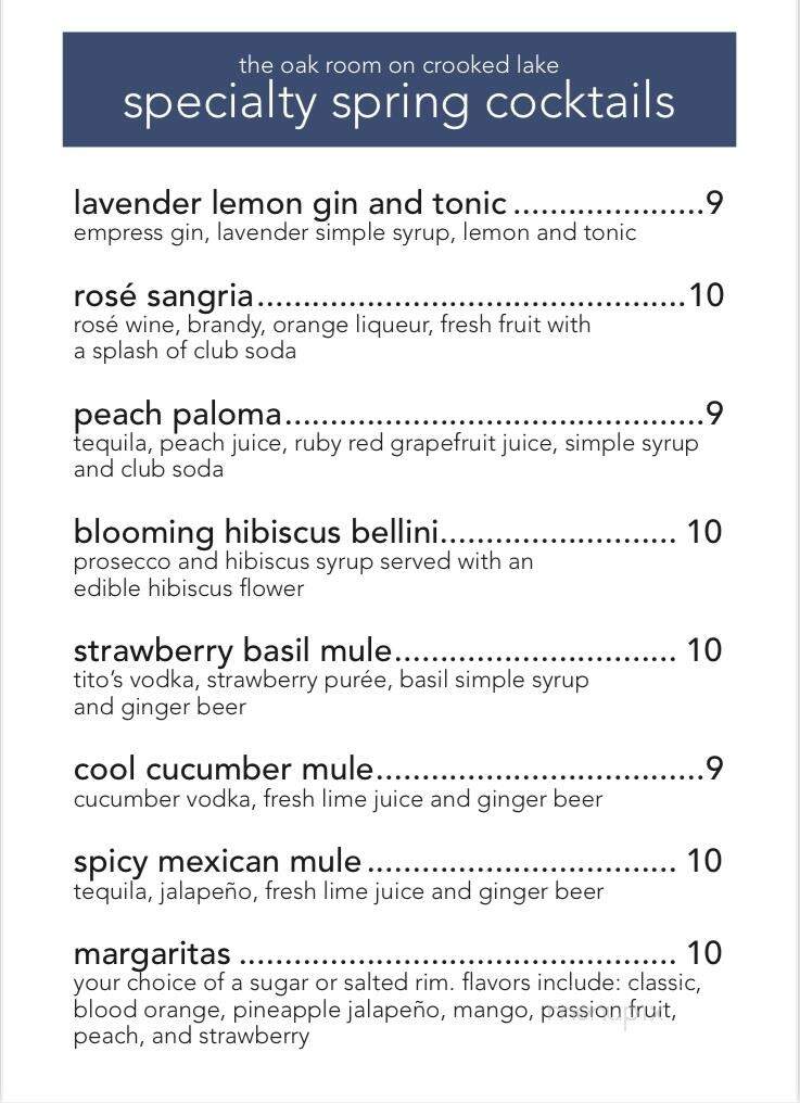 Old Daley Inn on Crooked Lake - Averill Park, NY menu_pic