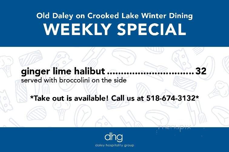 Old Daley Inn on Crooked Lake - Averill Park, NY menu_pic