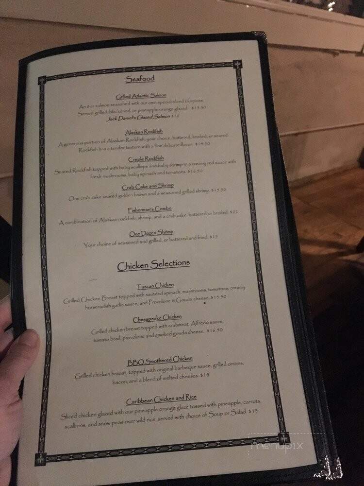 Silk Mill Grille - Orange, VA menu_pic