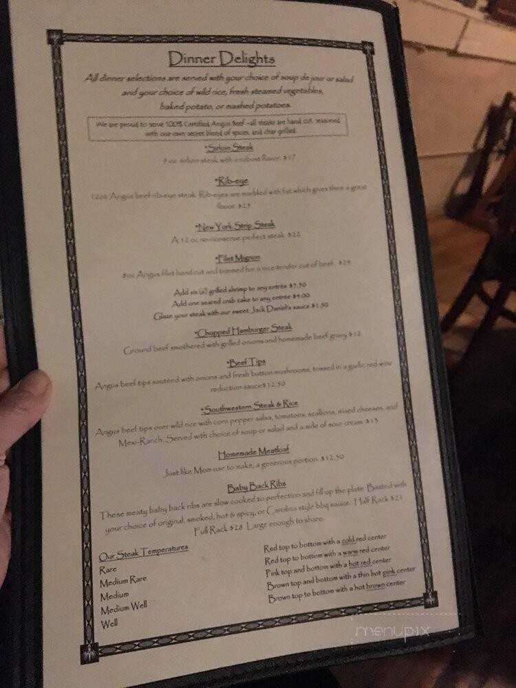 Silk Mill Grille - Orange, VA menu_pic
