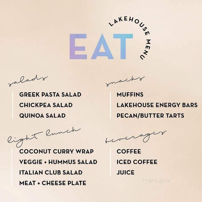 Lakehouse - Wasagaming, MB menu_pic