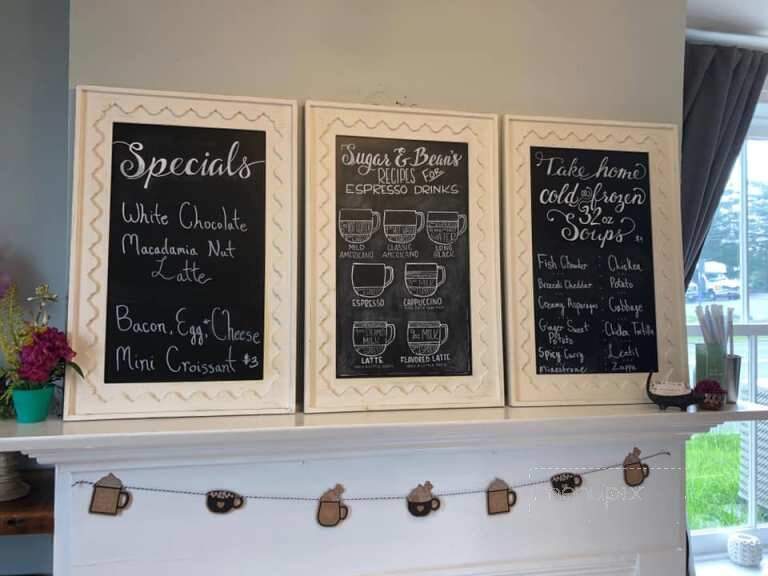 Sugar & Bean Cafe - Bridgewater, VA menu_pic