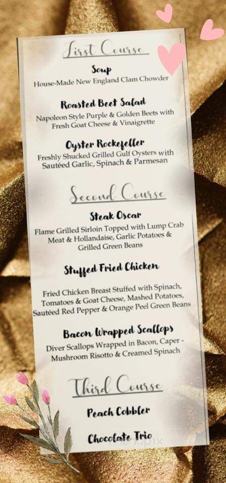 Creekside Oyster House and Grill - Sylva, NC menu_pic