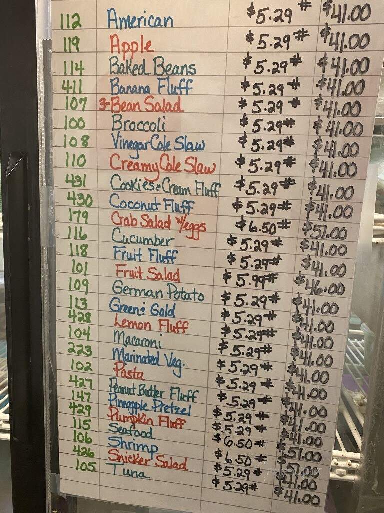 Schwarz's Retail Fish Market - Sheboygan, WI menu_pic