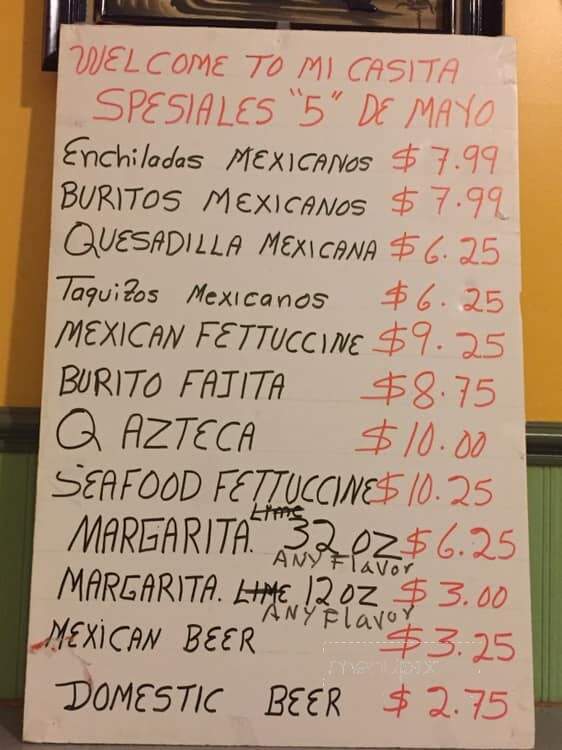 Mi Casita Mexican Restaurant - Nevada, IA