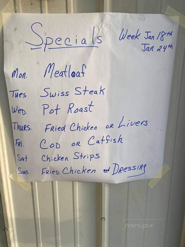 Dave & Joyce's Country Kitchen - Red Bud, IL menu_pic
